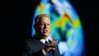 Former US vice president Al Gore criticised  the three big oil and gas producing countries including the US as they were ‘at least temporality unwilling to contribute to the progress we need in policy’.  Photograph: Agencja Gazeta/Grzegorz Celejewski/via Reuters