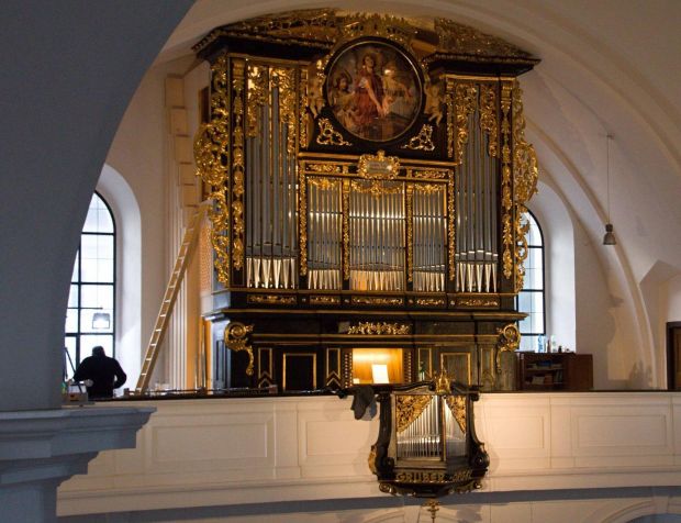 The Gruber organ at the Silent Night Museum in Hallein