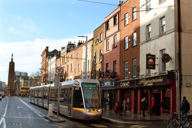 Parnell Street in Dublin photograph by Dara Mac Dónaill
