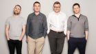 Intercom cofounders Eoghan McCabe, Des Traynor, David Barrett and Ciaran Lee