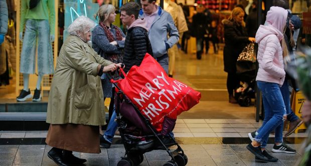 Shoppers in Dublin city centre on Sunday afternoon. Photograph: Nick Bradshaw 