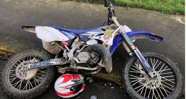 ‘In the last number of years, there has been a significant problem on Christmas morning with illegally operated scrambler bikes, quads and mopeds on the roads in Cabra and Finglas in Dublin.’ Photograph: An Garda Síochána