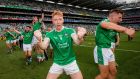  Cian Lynch and his Limerick team-mates celebrate their All-Ireland win over Galway at Croke park in August. Photograph: Ryan Byrne/Inpho