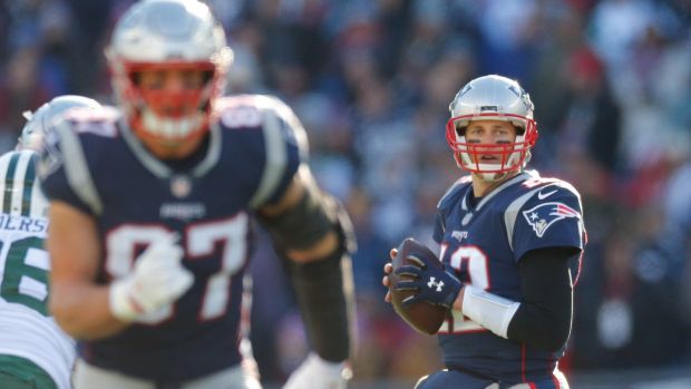 There is a growing belief that Tom Brady may, finally, belatedly, be on the decline. Photograph: CJ Gunther/EPA