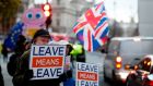 What the ardent Leavers  say about a no-deal Brexit is not that they are really convinced it is a good thing, but that the English will endure the suffering and get through it because that is what they have always done. Photograph: Adrian Dennis/AFP/Getty Images