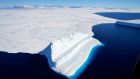 A file Nasa image released in  December 22017  shows an iceberg floating in Antarctica’s McMurdo Sound. Photograph: AFP 