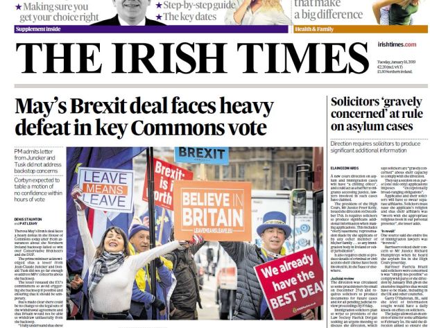 The newspapers on Brexit: betrayal, pragmatism or a leap of faith