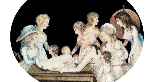 Portrait of the Edgeworth Family by Adam Buck,  1787 Photograph:  National Gallery of Ireland 