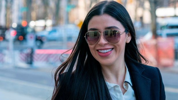 The wife of Joaquin “El Chapo” Guzmán, Emma Coronel Aispuro: says in interviews she never saw her four times-married husband do anything illegal. Photograph: Don Emmert/AFP