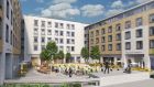 CGI of proposed Tivoli Place aparthotel: the  development will include guest facilities, a restaurant, retail space and an exhibition centre
