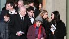  Charlie and Maureen, parents of Orla Church,   leaving the church at Donnycarney, Dublin, surrounded by family members, nieces and nephews. Photograph Nick Bradshaw for The Irish Times