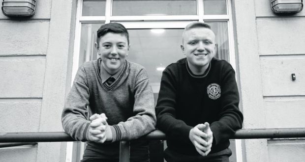 St Paul’s CBS Secondary School: Dylan O’Toole and Kian Fitzwilliam. Photograph: Nick Bradshaw