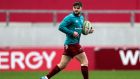 Bill Johnston: Munster outhalf gets his opportunity to impress against the Dragons at Rodney Parade. Photograph: Laszlo Geczo/Inpho