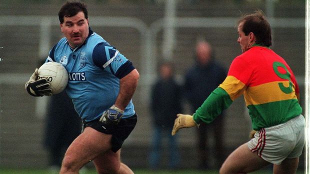 Force Dublin to field the fuller full-forward as they did in the past , like Joe McNally. Photograph: Ray McManus