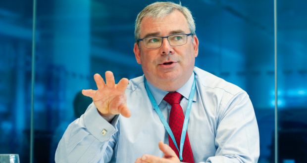 Bernard Byrne, outgoing CEO of AIB: The changes at the top are occurring against the backdrop of salary caps and a ban on bonuses that has been in place since the outset of the crisis.  Photograph: Luke MacGregor/Bloomberg