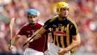Kilkenny’s Colin Fennelly in action against Johnny Coen of Galway during  the 2018 hurling senior championship final replay, at  Semple Stadium. Photograph: James Crombie/Inpho