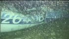 The wreckage of the aircraft carrying soccer player Emiliano Sala on the seabed near Guernsey. Photograph: AAIB/ via Reuters