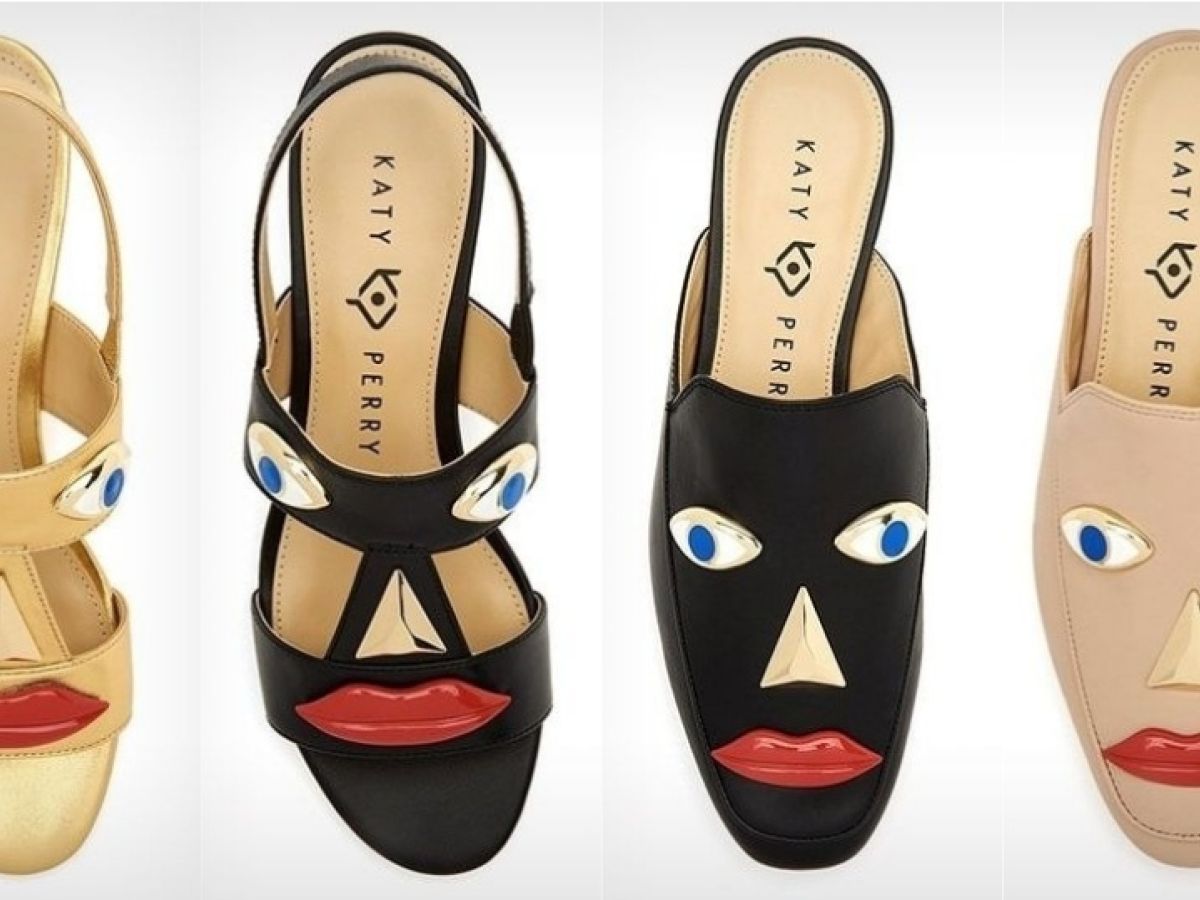 katy perry face shoe