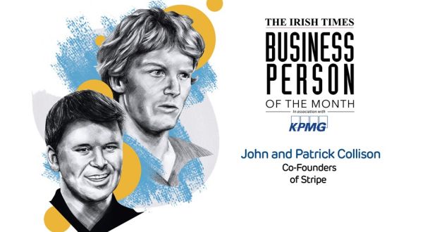 ‘The Irish Times’ Business People of the Month: Stripe founders Patrick and John Collison 