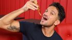 Peter Andre is among the vaguely recognisable figures who come together to binge on carbs and trans fats for three weeks