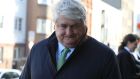 Businessman Denis O Brien  at the Four Courts on Thursday, the day before his defamation case ended.  Photograph: Collins Courts