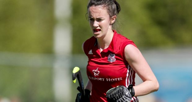 Two goals from Rebecca Barry sent Cork Harlequins on their way to a 4-2 defeat of Belfast Harlequins. Photograph: Laszlo Geczo/Inpho