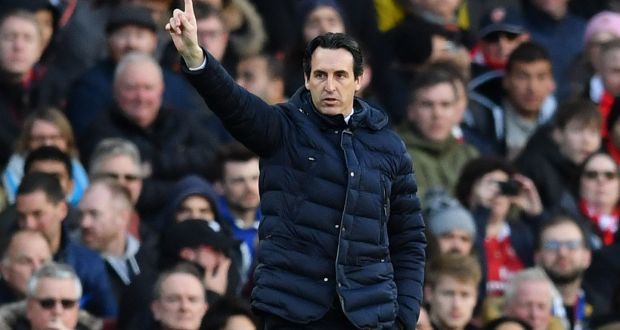 Arsenal manager Unai Emery is beginning to make the Emirates a fortress. Photograph: Getty Images