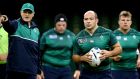 Joe Schmidt and Rory Best: have led Ireland to unprecedented heights and would love to register a win in Wales in their final Six Nations game. Photograph: Dan Sheridan/Inpho