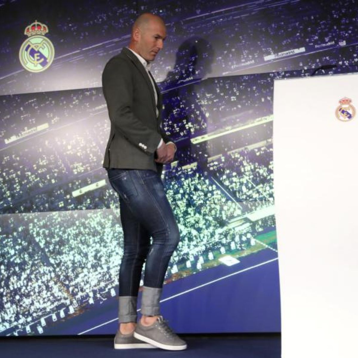 Skinny jeans: has Zinedine Zidane's 