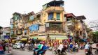 On two wheels in Hanoi: “There are five million motorbikes in the Vietnamese capital 2030.” Photograph: Getty Images