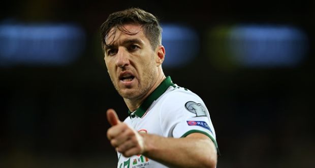  Stephen Ward has played his last match for the Republic of Ireland. Photograph: Getty Images