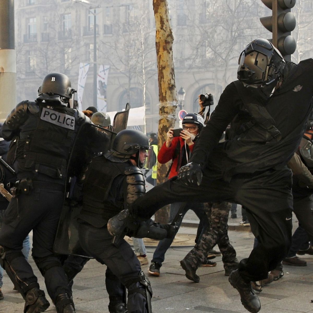 Gilets Jaunes Protests Cause Extensive Damage On Champs élysées