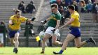 Kerry’s David Clifford scores a point against Roscommon. Photograph: Lorraine O’Sullivan/Inpho