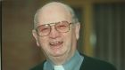 Former Bishop of Kerry Eamonn Casey, photographed in his home in Surrey in south east England in 1999.