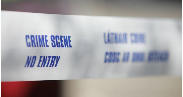 Gardaí are searching for a four-man gang which broke into a house in Co Laois and left a man with serious injuries.