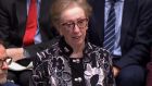 A video grab  shows Labour MP Margaret Beckett speaking as MPs put forward their motions for the indicative votes on alternative options for Brexit. Photograph:  HO/PRU/AFP