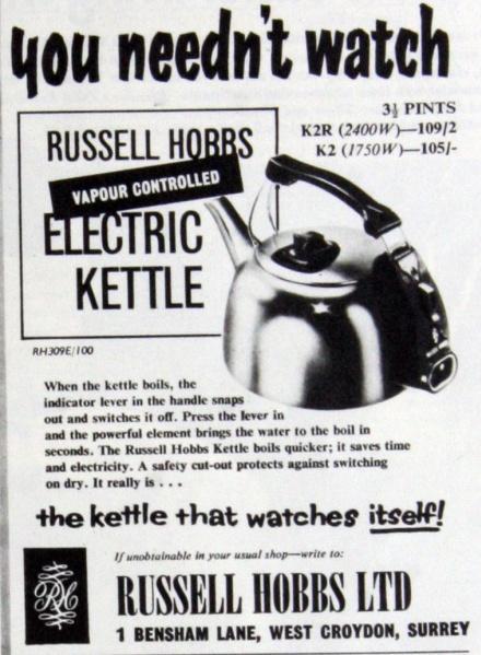 electric kettle crossword