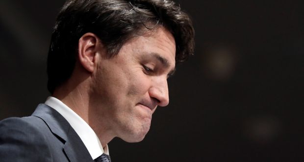 Canadian prime minister Justin Trudeau: “Civil wars within parties are incredibly damaging because they signal to Canadians that we care more about ourselves than we do about them.” Photograph: Chris Wattie/Reuters