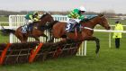 Champ ridden by jockey Barry Geraghty on his way to winning the Doom Bar Sefton Novices’ Hurdle on Friday at Aintree. Photograph: PA