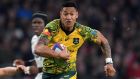  Australia’s Israel Folau is set to have his contract terminated. Photograph: 