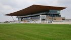 A view of the new stand at the Curragh Racecourse. The 10,500 square metre stand caters for up to 6,000 people inside its four levels while its surrounds can cope with over 10,000.  Photograph: Nick Bradshaw for The Irish Times