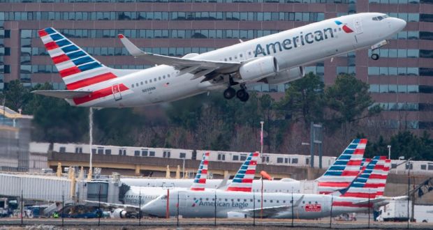 American Airlines Group is the second major US carrier to pull the grounded Boeing 737 Max from its summer  schedule. Photograph: Andrew Caballero-Reynolds/Getty Images