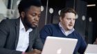 Touchtech co-founders Shekinah Adewumi and Niall Hogan: their   software company provides advanced strong customer authentication technology for financial institutions