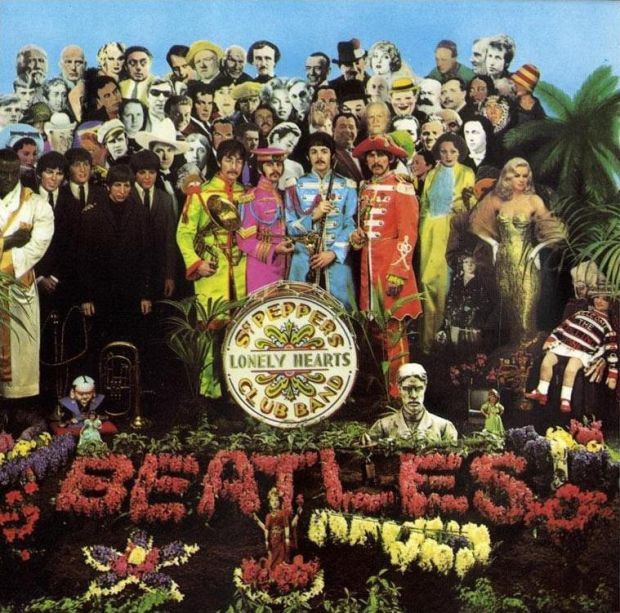 The album cover of the Beatles’ Sgt Pepper’s Lonely Hearts Club Band. The album was originally released in 1967. Photograph: PA/PA Wire