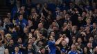  Chelsea’s Pedro celebrates after scoring at Stamford Bridge. Photograph: EPA 