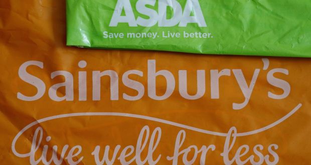 Sainsbury’s and Asda are two of the largest supermarkets in the UK, but have faced trading issues. File photograph: Phil Noble/Reuters