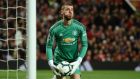 United keeper David de Gea  after making a save during the  league match between Manchester United and Manchester City at Old Trafford on April 24th. Photograph:  Oli Scarff/AFP 