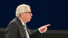 President of the European Commission Jean-Claude Juncker says UK’s membership of the EU was based on ‘business, not values’. Photograph: EPA 