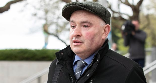 Patrick Quirke (50) of Breanshamore, Co Tipperary, pictured leaving court on Monday. Photograph: Collins Courts