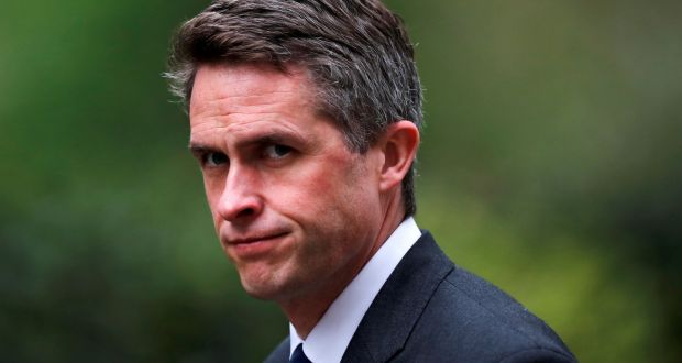 Britain’s former secretary of state for defence Gavin Williamson: has denied that he was behind the leak, claiming that a police investigation would exonerate him. Photograph: Alkis Konstantinidis/Reuters